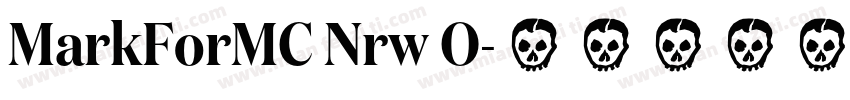 MarkForMC Nrw O字体转换